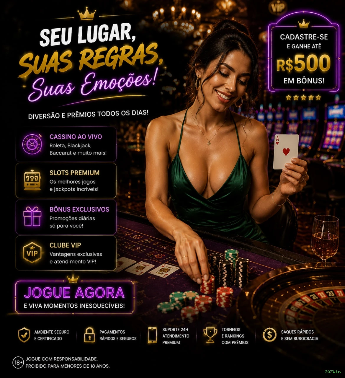 Cadastro rápido e seguro na 207Win
